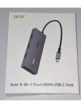 Acer 9 -IN- 1 Dual HDMI USB C Hub